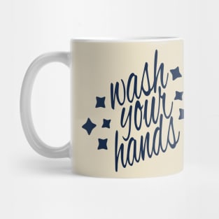 Wash Your Hands (white background) Mug